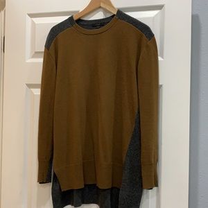 J. Crew High-Low Hem Colorblock Sweater